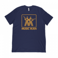 Music Man T-shirt mm vintage logo gold - xxl - Vue 1
